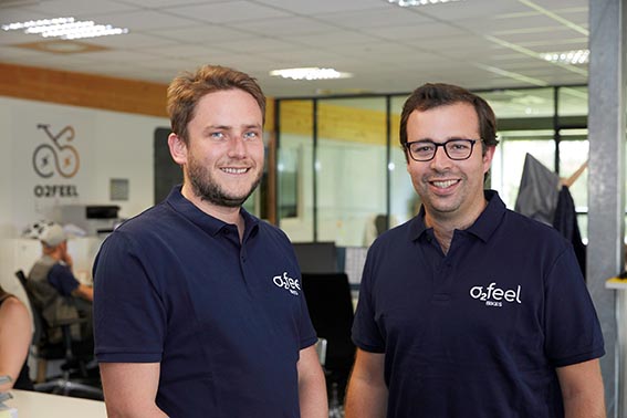 O2feel e-bikes co-founders