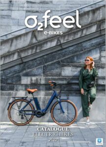 Cover of the O2feel Electric bikes 2022 catalogue